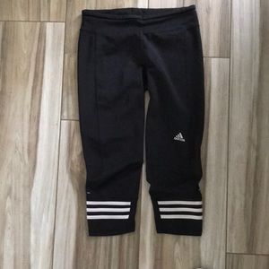 Stretchy black Adidas gym leggings